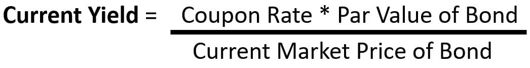 Current Yield Formula