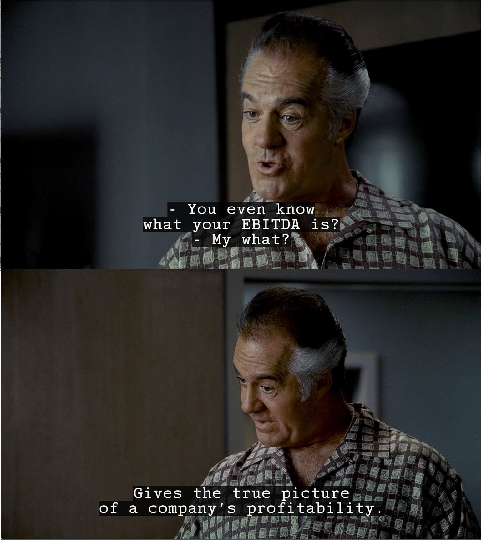 Paulie - Definition of EBITDA