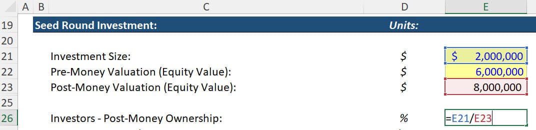 Cap Table - Seed Round Ownership
