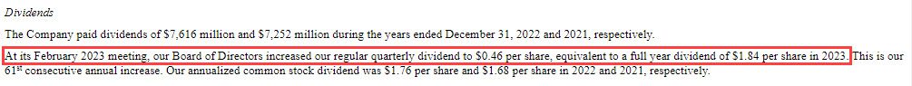 Coca-Cola Dividend Yield Information