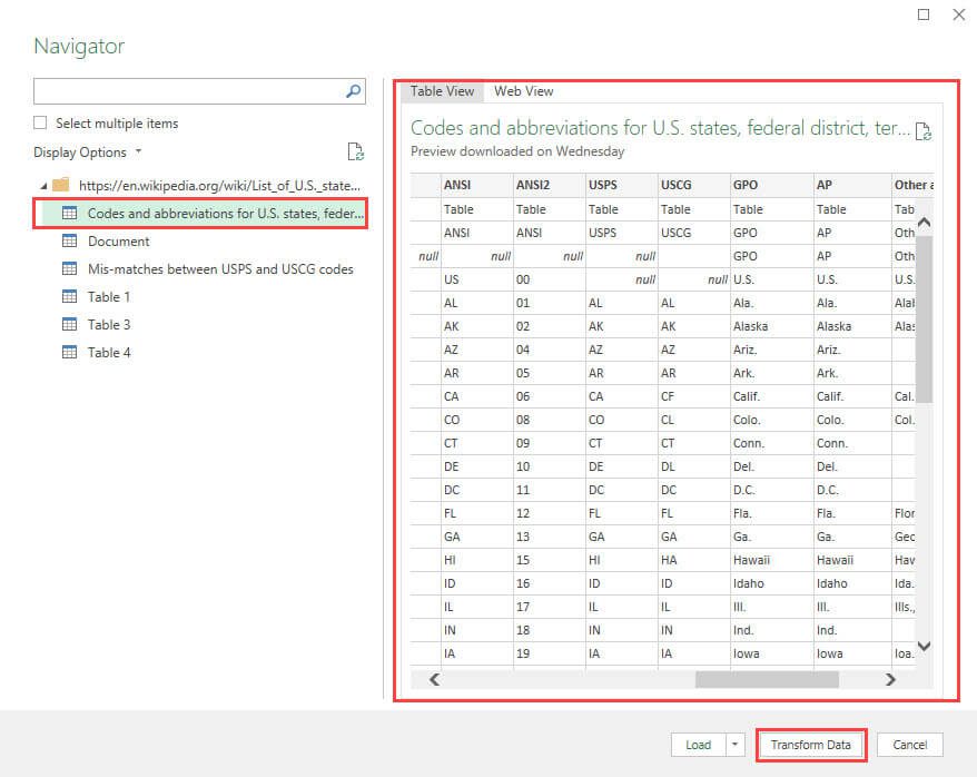 Excel Power Query - Step 2