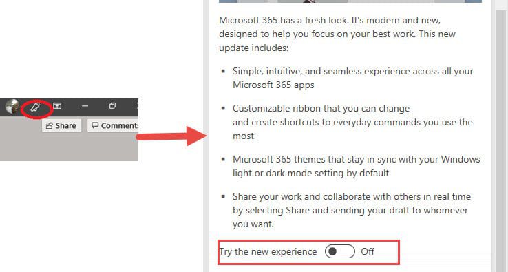 Disabling "New Experiences" in PowerPoint