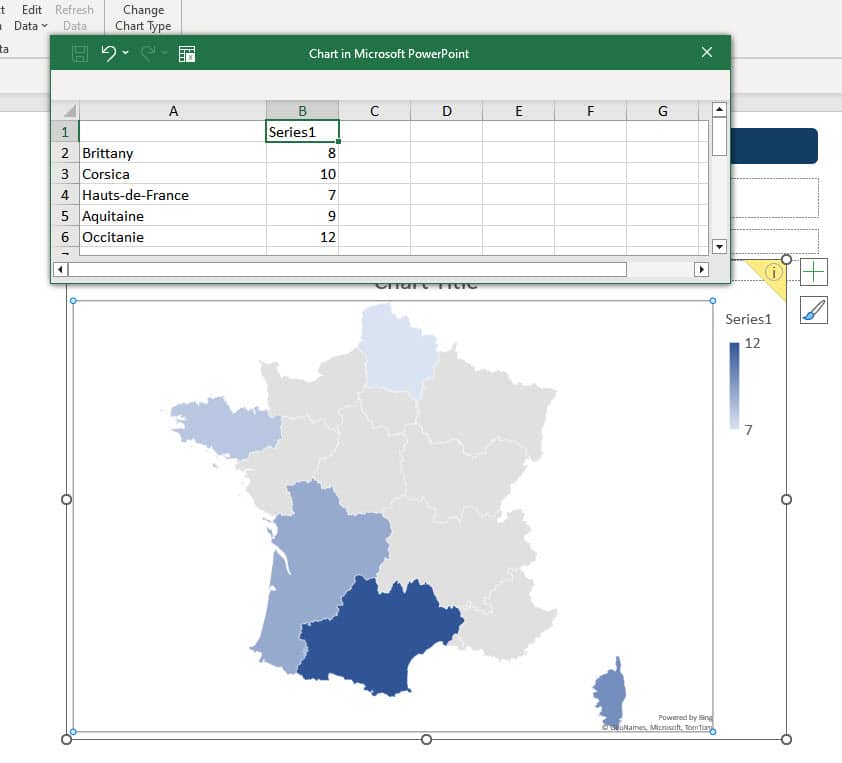 PowerPoint Maps - Provinces in France