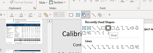 Inserting Circles for the "City Dots" on PowerPoint Maps