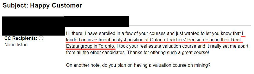 "I Landed an Investment Analyst Position at Ontario Teachers' Pension Plan in Their Real Estate Group in Toronto."